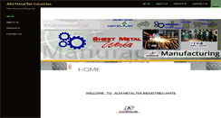 Desktop Screenshot of alfametaltek.com