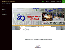 Tablet Screenshot of alfametaltek.com